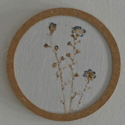 Cadre tatakizomé - Myosotis 1